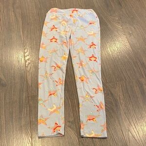 Lularoe Kids Colorful Star Print Leggings size large/XL 2:11